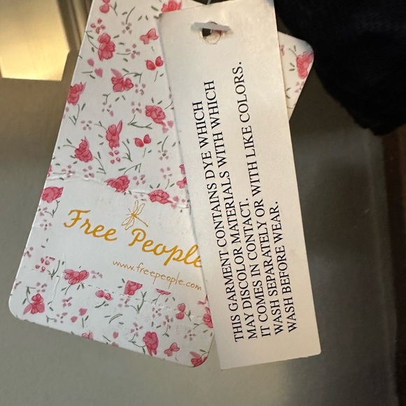 Free People Black Denim Jacket - Picture 4 of 6